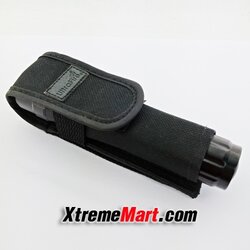 ซองไนล่อน สำหรับไฟฉาย UltraFire ปลายเปิด สำหรับ UltraFire 501B, 502B (Black)