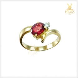 แหวนออเร้นท์แซฟไฟร์ ทองแท้90 (สามารถสั่งทำได้ค่ะ)