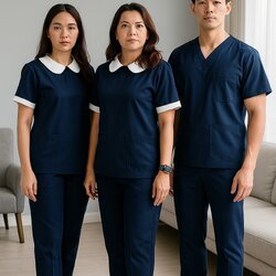 ชุดพี่เลี้ยงเด็ก งานออเดอร์ตัดตามสี รอบส่ง 5-10 วัน TK6810001 เลือกสีได้ S-2XL