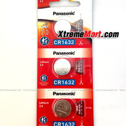ถ่านกระดุม Panasonic รุ่น CR1632 3V 140 mAh Lithium Button Cell Battery ของแท้ (ก้อนละ) (ของแท้จากตัวแทนจำหน่ายอย่างเป็นทางการในไทย)