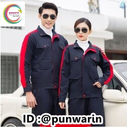 ชุดช่าง เสื้อช่าง,เสื้อช้อป,เสื้อวิศวกร,เสื้อช่างยนตร์,เสื้อช่างไฟฟ้า,เสื้อช่างกลโรงงาน M6101001 สีภาพ S-3XL