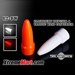 ชุดโคมกระจายแสง SOLARFORCE L2-DW Diffuser / Traffic Wand Converter For L2 Series Flashlights