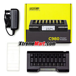 เครื่องชาร์จแบตเตอรี่ PowerEX MH-C980 8-Cell Smart Charger for AA / AAA NiMH / NiCD Batteries