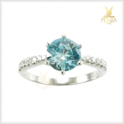 แหวนเพทายแท้ สวยโดดเด่นเต็มๆ นิ้ว ได้ทุกโอกาส แหวนพลอยแท้