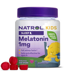 วิตามินเสริมการนอนหลับสำหรับเด็กชนิดกัมมี่ NATROL Kids Sleep Melatonin Gummies (90 Gummies)