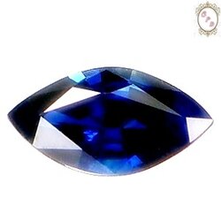 BLUE SAPPHIRE HEATED รูปมาคี หนัก 1.07 กะรัต สีสวย เนื้อสะอาด ไม่มีตำหนิ รูปร่างสวย สมส่วน คุณภาพดีคะ ไฟดี เป็นพลอยเผาธรรมชาติ เจียรไนสวย