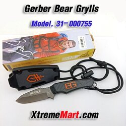 มีดใบตาย GERBER Bear Grylls Model 31-000755 Stainless Steel Survival Knife