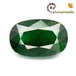 Tsavorite (Untreated) พลอยกรีนการ์เน็ต ไม่ผ่านการอบ รูปไข่ขนาดใหญ่ น้ำหนัก 12.05 กะรัต สีเขียวสวย สีTop ความสะอาดมีตำหนิภายในเม็ด รูปร่างสวย