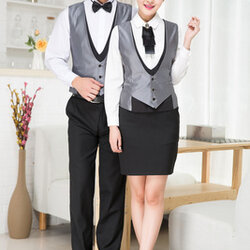 N6205010 ชุดพนักงานไนท์คลับ,Night wear,Tooling Bar Waiter,ชุดพนักงานบาร์,ชุดพนักงานโรงหนัง,ชุดพนักงานโรงละคร คาซิโน N6205010 สีภาพ L XL XXL 3XL