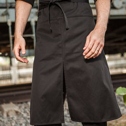 ผ้ากันเปื้อนเชฟครึ่งตัวผ้ากันเปื้อนกุ๊ก ผ้ากันเปื้อนพ่อครัว แม่ครัว K6410003 สีภาพ ขนาดเดียว