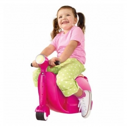 กระเป๋าเดินทางขับขี่ได้สำหรับเด็ก Skoot Children's Ride-On Suitcase (Hot Pink)