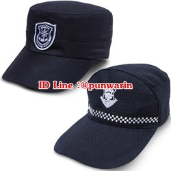 หมวกพนักงานรักษาความปลอดภัย รปภ ผู้ควบคุมรปภ L6308004 ภาพ มาตรฐาน