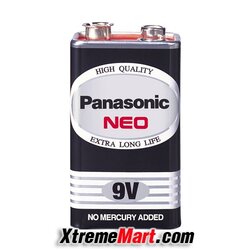 ถ่านไฟฉาย Panasonic NEO 9V รุ่น 6F22NT/1SL Non rechargeable battery (ก้อนละ)