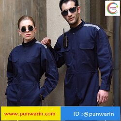 ชุดหมีช่างวิศวกรรมช่างไฟฟ้าอุตาสาหกรรมทนไฟผ้าฝ้ายฉนวนกันความร้อนทนไฟประกันแรงงานหลวมผู้ชายแขนยาวป้องกันไฟฟ้าสถิตย์ชุดเครื่องมือ K6412003 ส้ม กรมท่า น้ำเงิน S-3XL