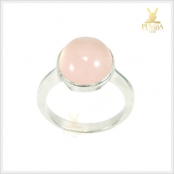 แหวนโรสควอตซ์แท้ อัญมณีชมพูอ่อน เพิ่มเสน่ห์ความมั่นใจ