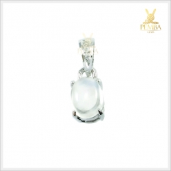 จี้มุกดาหาร จี้มูนสโตน เงินแท้ จี้พลอยแท้