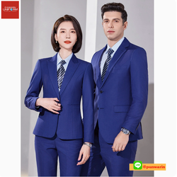 ชุดสูทพนักงานออฟฟิค เรียบหรูดูดีมีสไตล์ สำเนา SU6802001 กรมท่า,ดำ S,M,L,XL,XXL,3XL,4XL,5XL
