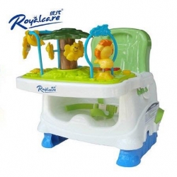 เก้าอี้ทานข้าวพร้อมของเล่นเสริมพัฒนาการ Royalcare Booster Seat Rainforest