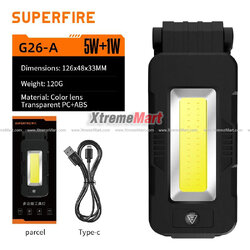 ชุดเซตไฟฉาย SupFire รุ่น G26-A LED แสงขาว 150 ลูเมน ไฟฉายตั้งแคมป์