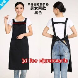 ผ้ากันเปื้อนเต็มตัวคุณภาพดี ร้านอาหาร ร้านกาแฟ K6302009