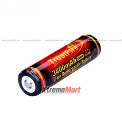 แบตเตอรี่ TrustFire (แท้) 3.7V 3400mAh 18650 Protected Rechargeable Li-ion Battery (ราคาต่อก้อน)