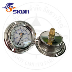 เกจวัดแรงดัน 2 1/2" 0-70 KG เกลียว PT 1/4" ออกหลัง มีปีก
