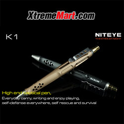 ปากกา Niteye Tactical Pen K1 (สีเทา สีเงิน)