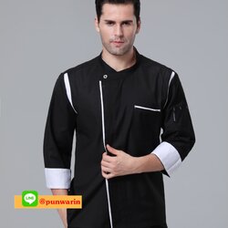 เสื้อเชฟ,เสื้อกุ๊ก,เสื้อเชฟโรงแรม,เสื้อเชฟชาย,เสื้อเชฟหญิง,ชุดเชฟโรงแรม C6603003 สีภาพ M-4XL