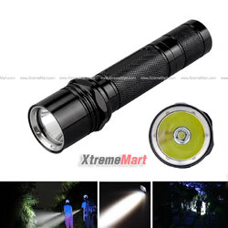 ไฟฉาย 6P LED FlashLight 1000 Lumen ไฟฉายกันน้ำกันกระแทกสำหรับ ตั้งเเคมป์เดินป่า (ราคาเฉพาะไฟฉาย)