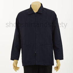 เสื้อแมสเซนเจอร์(Messenger)ผ้าลีวายคอปกแขนยาวสีกรม