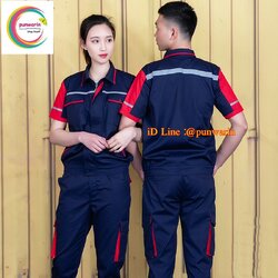 ชุดช่าง เสื้อช่าง,เสื้อช้อป,เสื้อวิศวกร,เสื้อช่างยนตร์,เสื้อช่างไฟฟ้า,เสื้อช่างกลโรงงาน M6310001 สีภาพ S-3XL