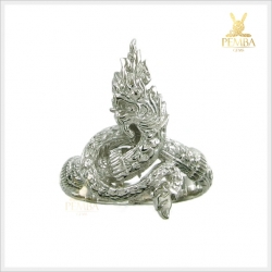 แหวนพญานาค แหวนพญานาคราช เงินแท้925 ใส่เสริมโชคลาภ