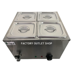 ถาดอุ่นอาหาร4ช่อง อุ่นข้าวแกง ที่อุ่นกับข้าว อุ่นซอส