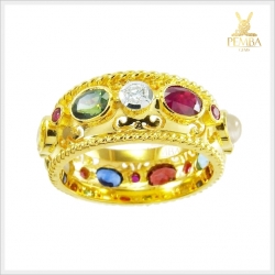 แหวนพิรอดนพเก้า เสริมสิริมงคลชีวิต อำนาจบารมี (สามารถสั่งทำได้ค่ะ)