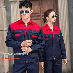 เสื้อช่าง,เสื้อช้อป,เสื้อวิศวกร,เสื้อช่างยนตร์,เสื้อช่างไฟฟ้า,เสื้อช่างกลโรงงาน M6108006 สีภาพ S-4XL