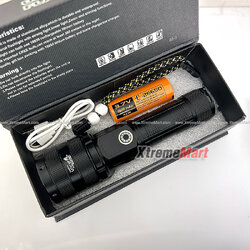 ชุดเซตไฟฉายซูม Ultrafire FA-P208 หลอด LED 2000lumen 5-Mode มีจอแสดงระดับแบตเตอรี่พร้อมแบตเตอรี่ 26650 และสายชาร์จ USB (ชุดละ)