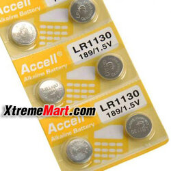 แบตกระดุม Accell LR1130 189/1.5 V (ก้อนละ)