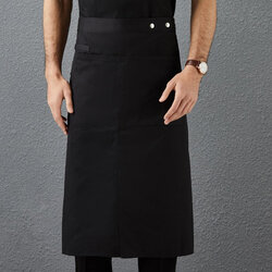 ผ้ากันเปื้อนเชฟครึ่งตัวผ้ากันเปื้อนกุ๊ก ผ้ากันเปื้อนพ่อครัว แม่ครัว K6410009 สีภาพ ขนาดเดียว