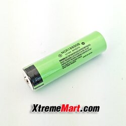 แบตเตอรี่ Panasonic NCR18650B ความจุเต็ม 100% Rechargeable 3400mAh 3.7V 18650 Lithium Batteries หัวนูน (ก้อนละ)