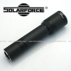 บอดี้เปล่าไฟฉาย SolarForce L2C สีดำ (ไม่มีหลอด)