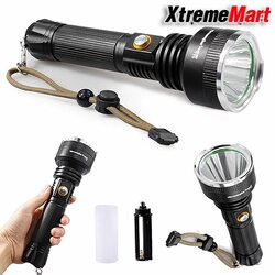 ไฟฉาย Sky-Wolf Waterproof 8000LM XML T6 LED 3 Modes Flashlight Rechargeable 18650 Torch Lamp