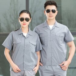 ชุดช่าง เสื้อช่าง,เสื้อช้อป,เสื้อวิศวกร,เสื้อช่างยนตร์,เสื้อช่างไฟฟ้า,เสื้อช่างกลโรงงาน M6203011 สีภาพ S-4XL