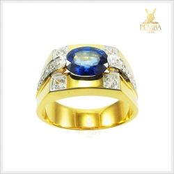 แหวนไพลินแท้ ทอง90 (สามารถสั่งทำได้ค่ะ)