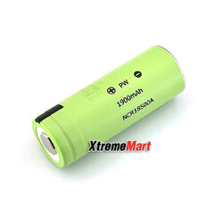 แบตเตอรี่ Panasonic 18500 Li-Ion 3.6V 1900mA (ก้อนละ)