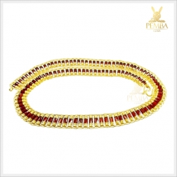 สร้อยคอแพรโกเมนแท้ ทองแท้ สอบถามได้นะคะ^_^