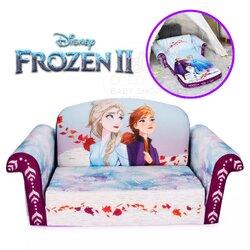 โซฟาเอนกประสงค์สำหรับเด็ก Marshmallow Furniture Disney Frozen 2 Children's 2-in-1 Flip Open Foam Sofa