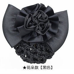 เน็ตติดผม โบว์ติดผม กิ๊ปติดผม โบว์ผูกผม A6310001 สีดำ