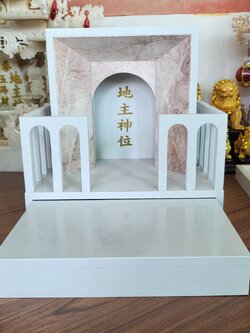 ศาลเจ้าที่หินอ่อนทรงโมเดิร์น ขนาด18นิ้ว