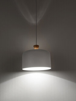 โคมไฟแขวนเพดานโมเดิร์น minimalist ตกแต่งหัวไม้ 30x26cm [JL136]