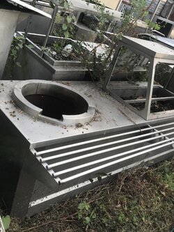 เคาน์เตอร์ขายอาหารสแตนเลส มีเตาซุปในตัว